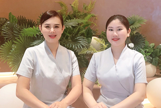 红瑞集团“匠心传承”榜样力量红妆双美海府分院美容师吴桂蓉 王海燕  